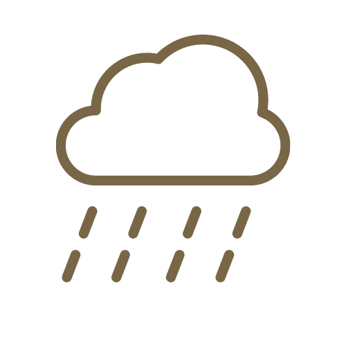Résiste à la pluie