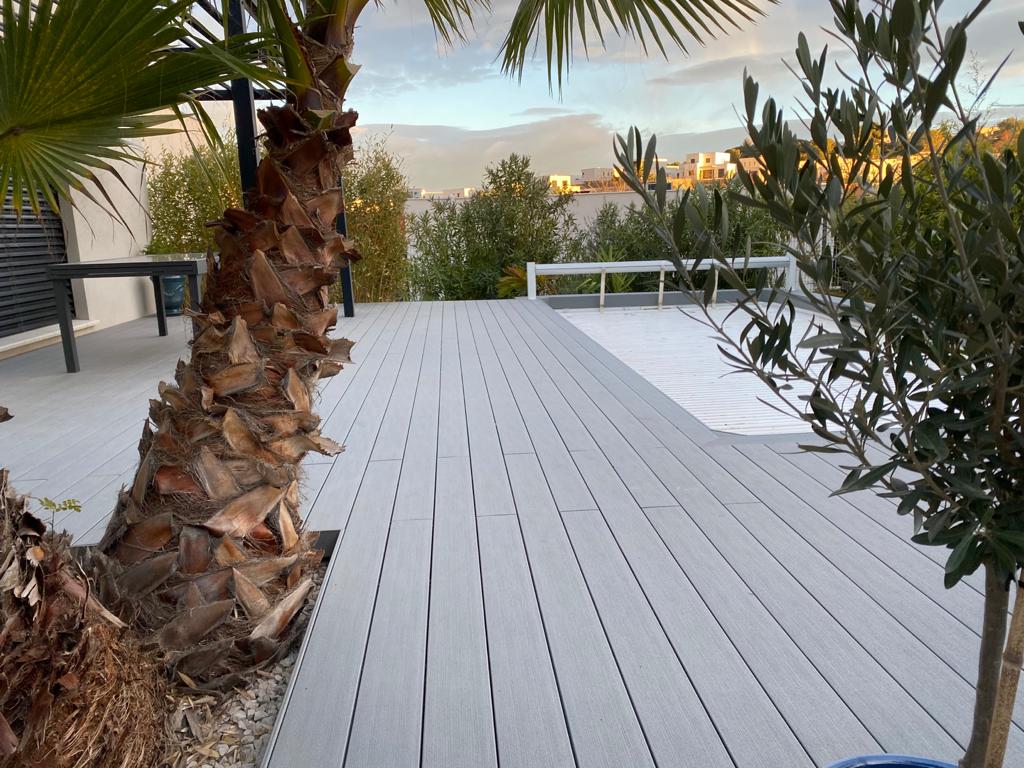 Aménagement extérieur : terrasse-composite-montpellier