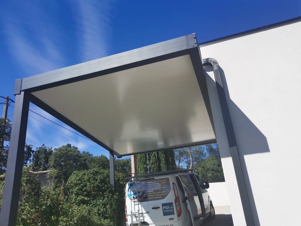 Aménagement extérieur : Carport en aluminium
