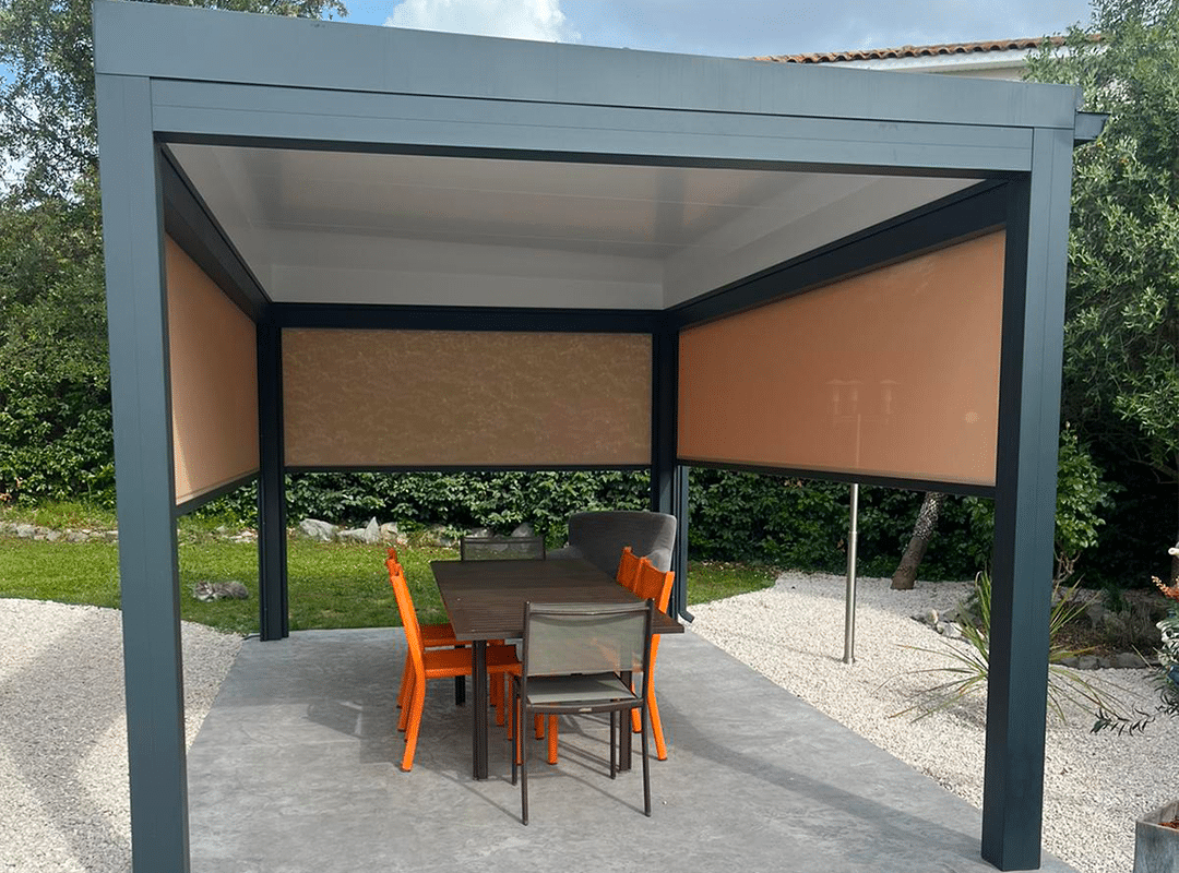 Pergola toit fixe