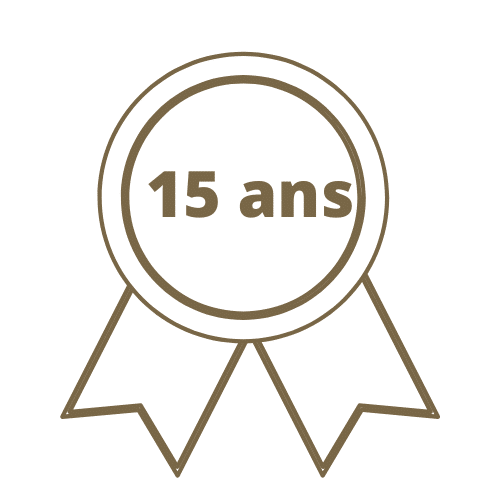 GARANTIE<br> 15 ANS